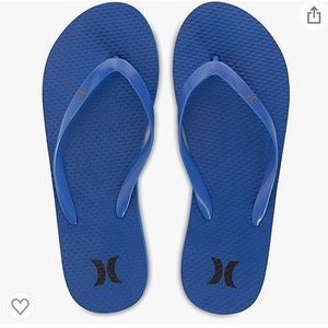 Hurley Blue Rachelle Flip Flop Sandals 7M NWT